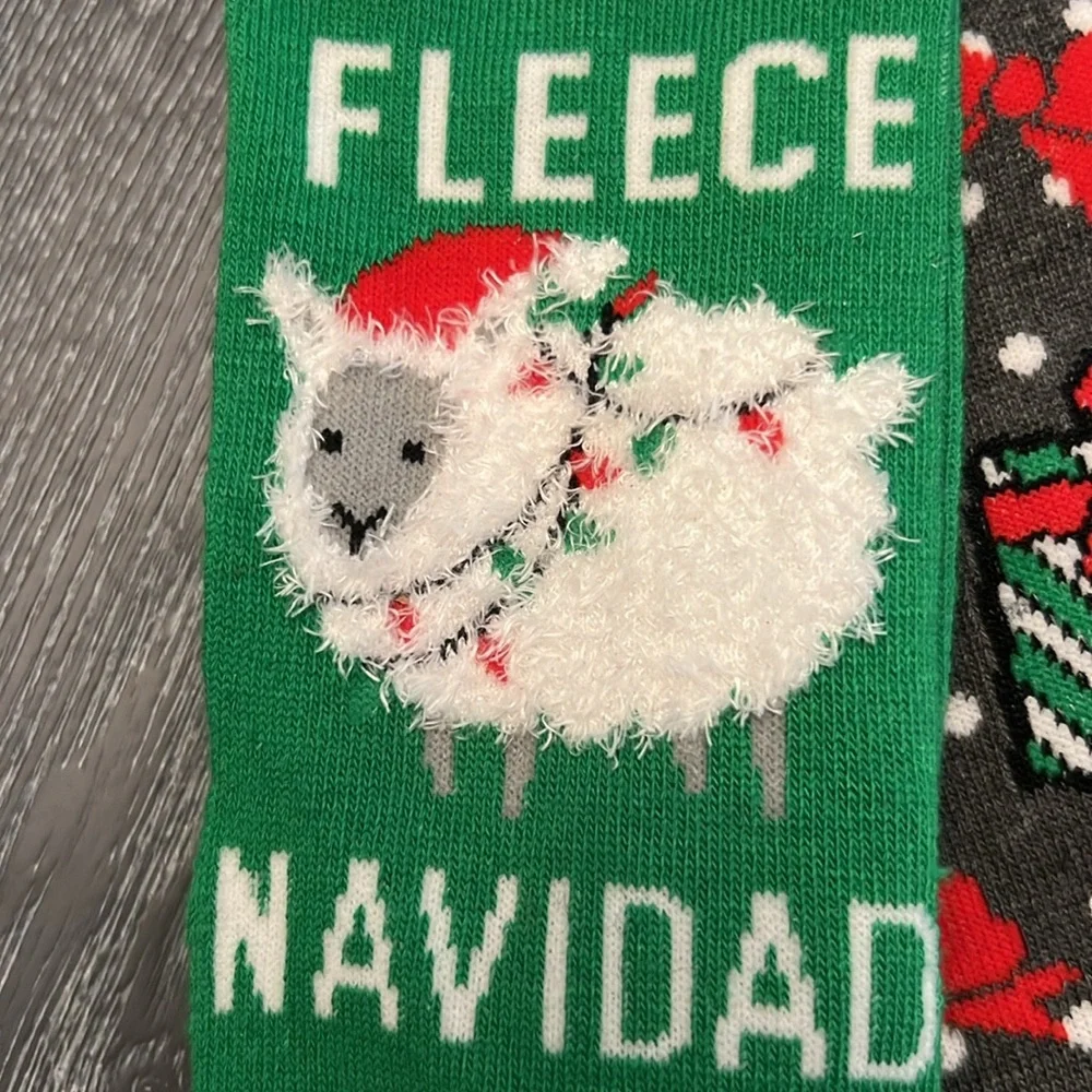 Basic Resources HoHoHo Christmas/Holiday Sock Collection- 2 pair
